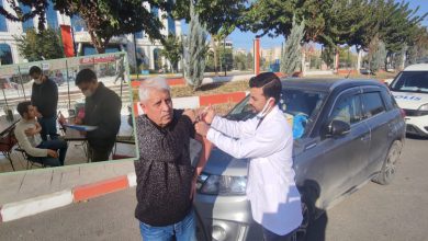 Haliliye'de Esnaflara ve Yatalak Hastalara Aşı Yapıldı