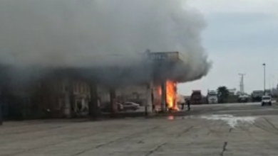 Urfa'da petrol istasyonunda yangın