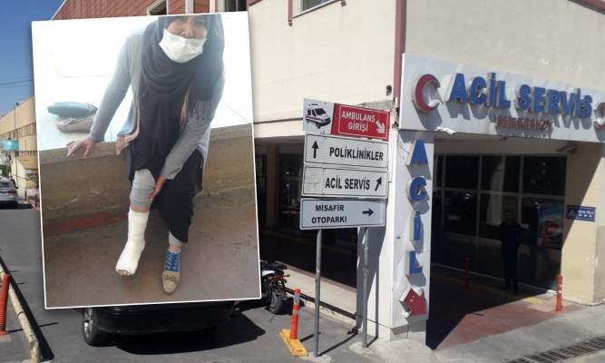 Urfa'da kadın köpeğin saldırısına uğradı