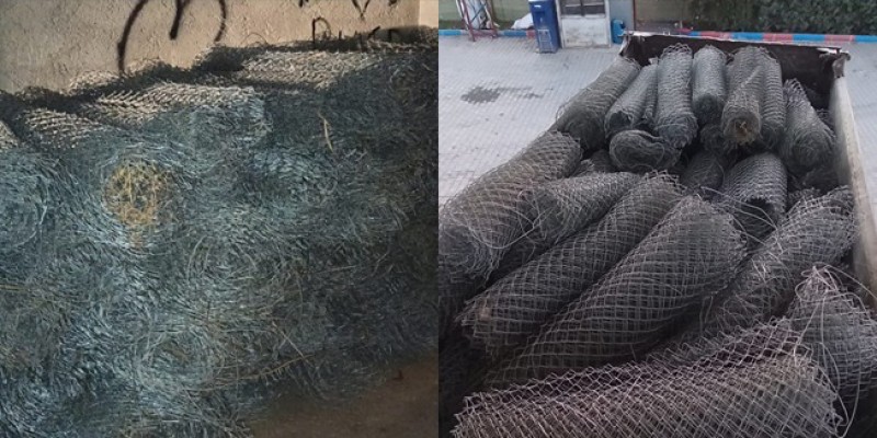Urfa'da 6 ton çalıntı tel ele geçirildi