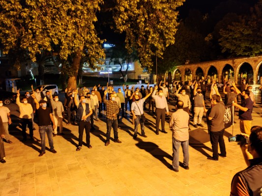 Şanlıurfa'da İsrail saldırıları protesto edildi