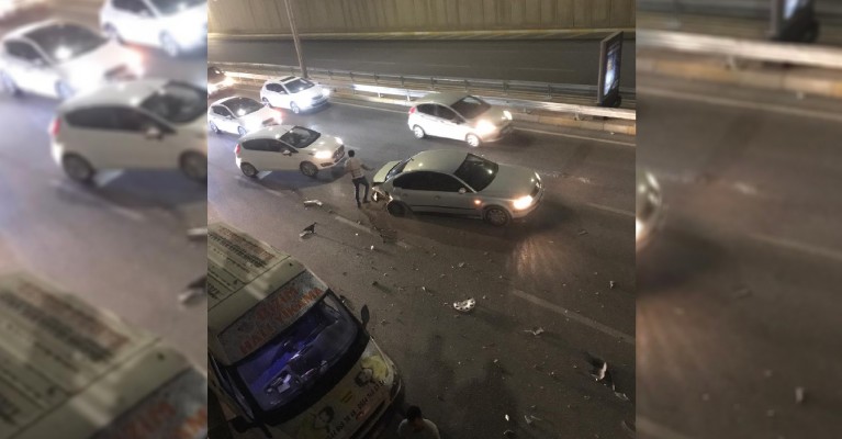 Urfa'da kaza trafiği felç etti