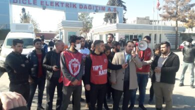 Urfa'da TİP elektirik faturalarını protesto etti