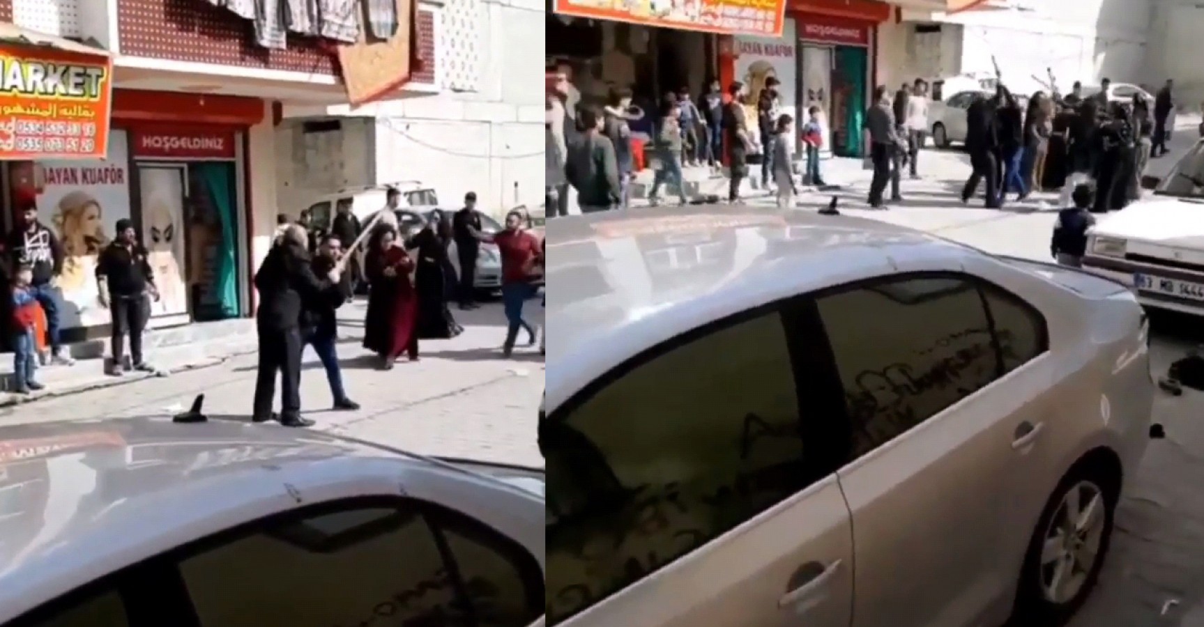 Şanlıurfa'daki kavga amatör kameralara yansıdı