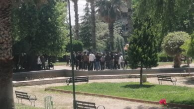 Urfa'da parkta kalabalık öğrenci grubu bir arkadaşlarını darp ettiler