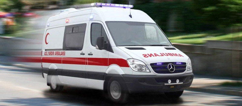 Kavşakta korkutan kaza!