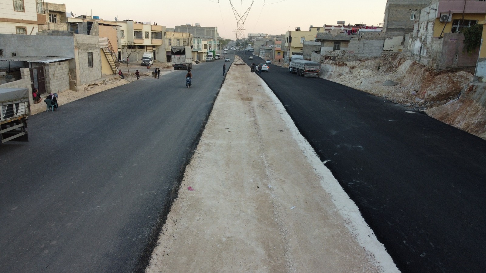Eyyübiye'deki mahallede asfalt çalışmaları tamamlandı