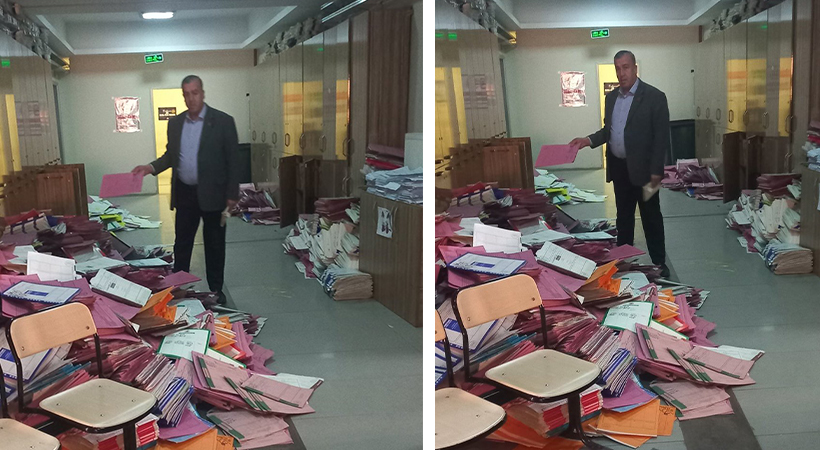 CHP İl başkanı icra dairesinden fotoğraf paylaştı