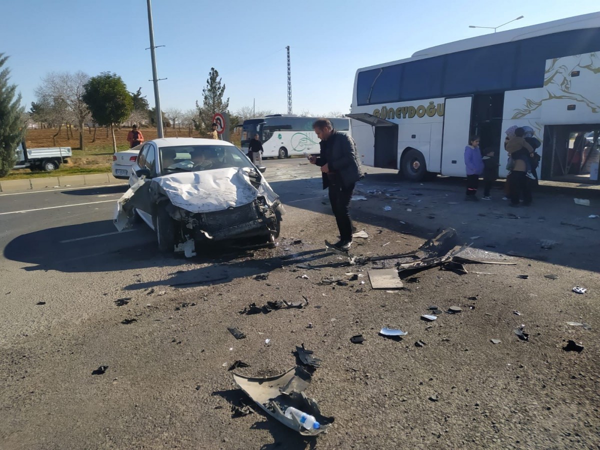 Şanlıurfa'da korkutan kaza