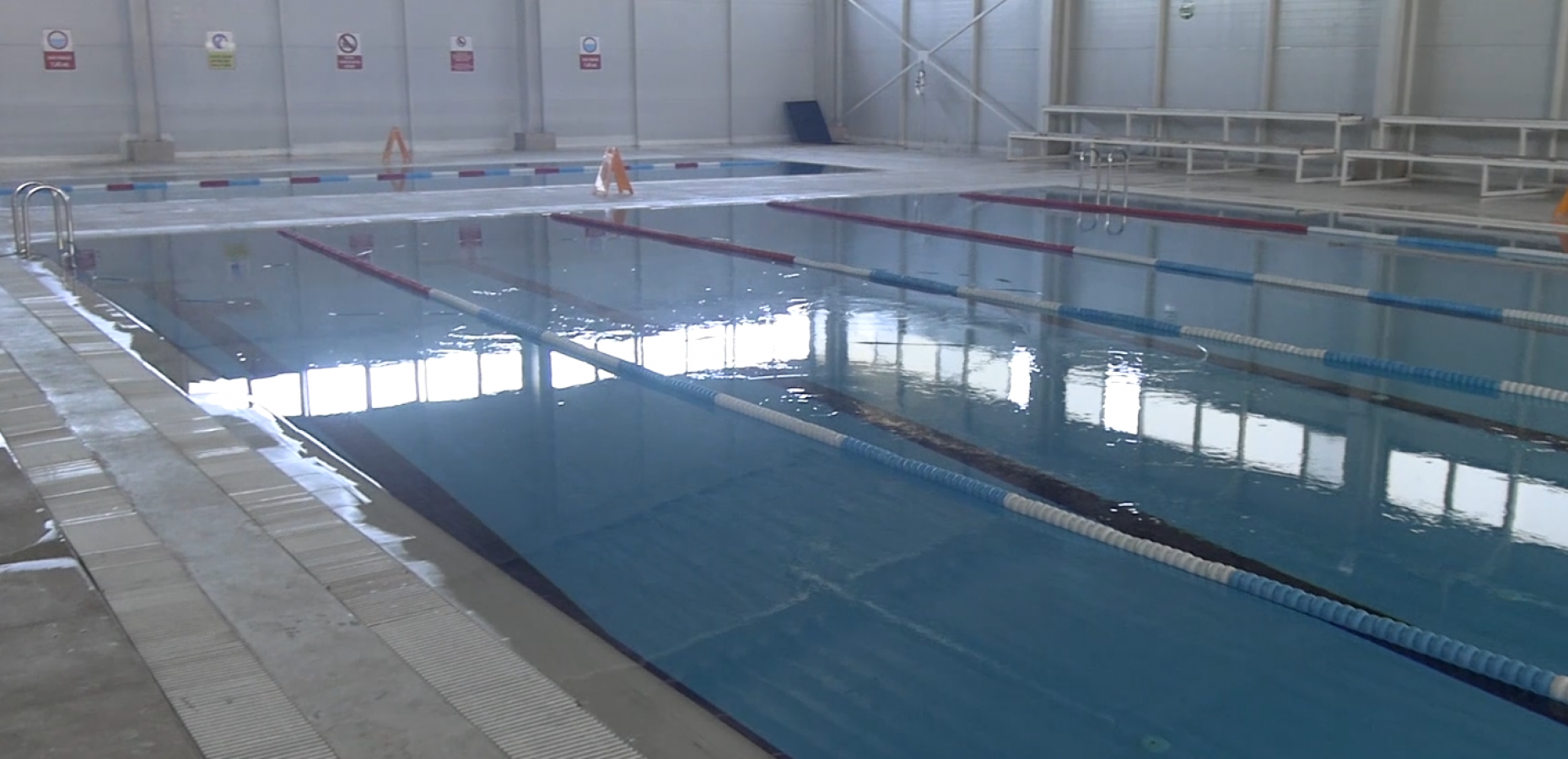 Viranşehir'de yüzme havuzu kışın da hizmette olacak