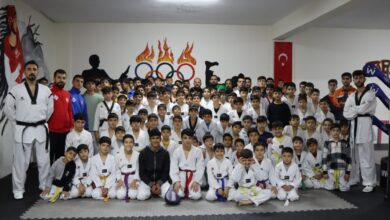 Urfa'da öğrenciler ara tatili sporla yaşadı