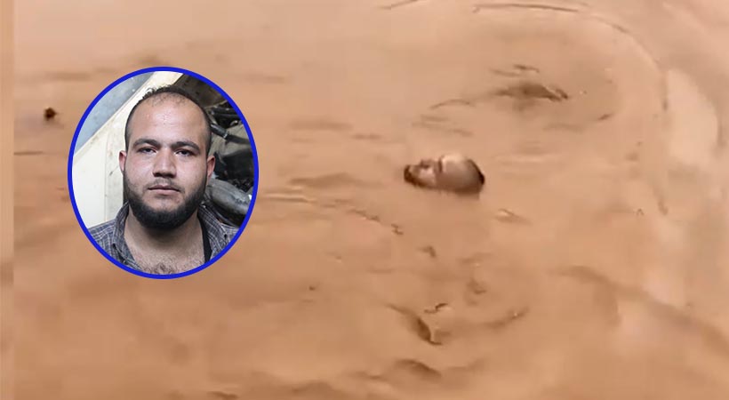 Şanlıurfa'da sel felaketinde çamurlu suda yüzen adam konuştu