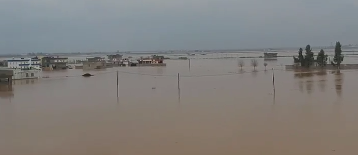 Sel felaketinin ardından Harran Ovası 'da sular altında