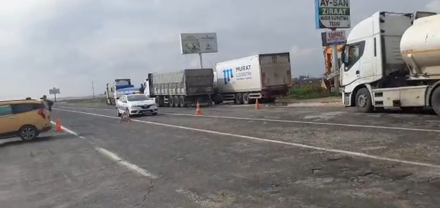 Sel sonrası kapanan Şanlıurfa-Akçakale yolu ulaşıma açıldı