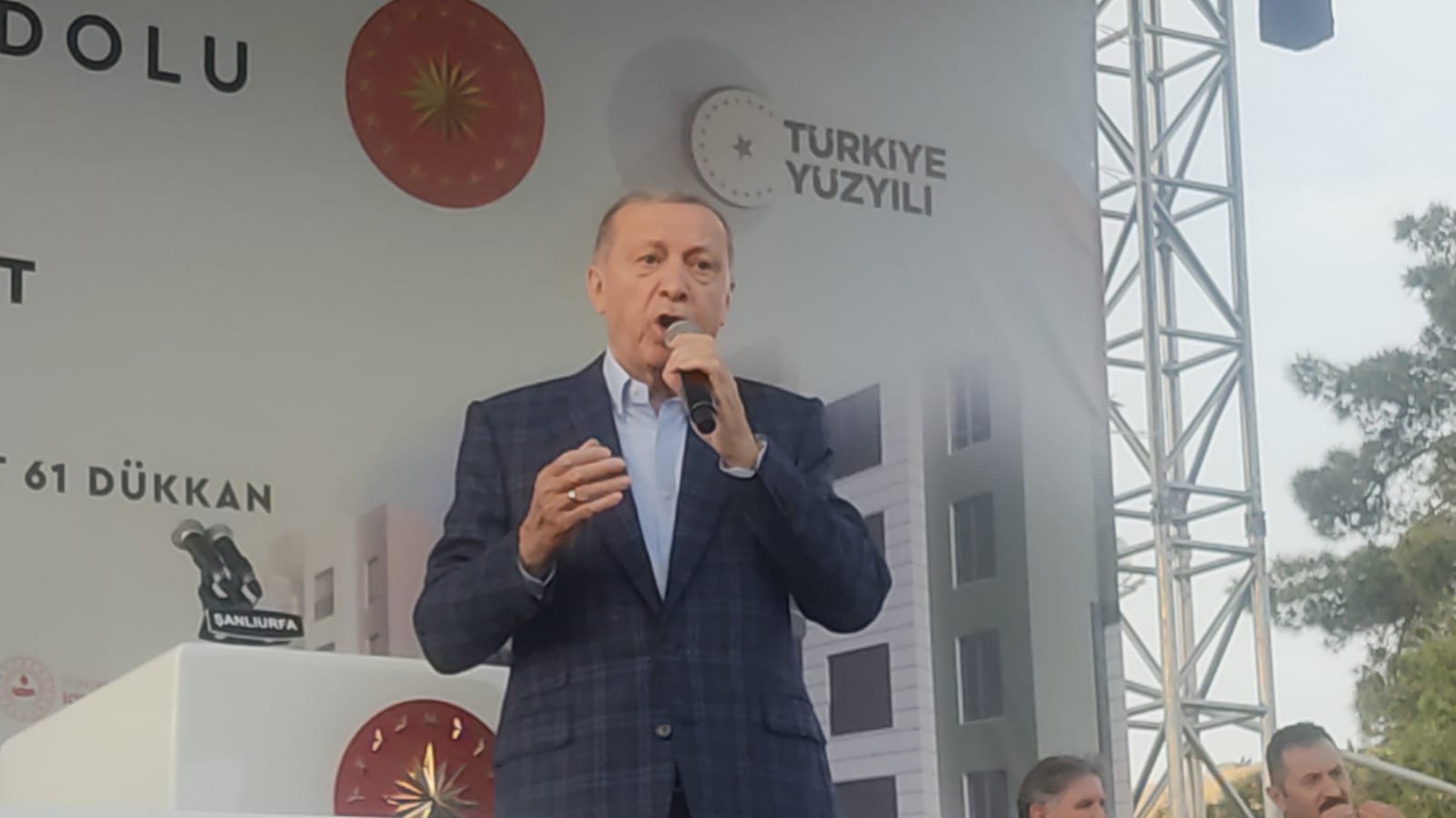 Cumhurbaşkanı Erdoğan Şanlıurfalılara hitap ediyor