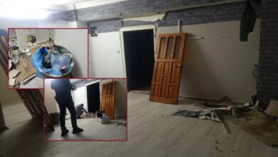 Urfa'da hırsızlar soydukları medresede alkol içti