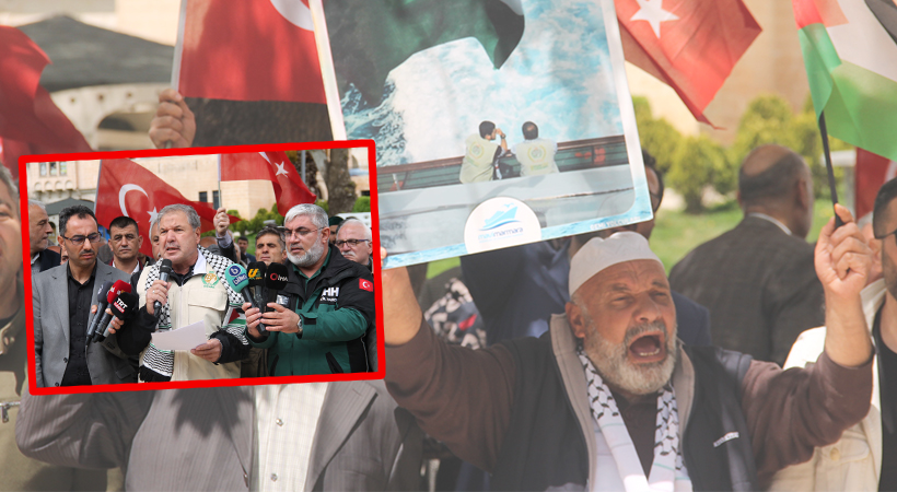 Urfa'da Mescid-i Aksa'ya yönelik saldırılar protesto edildi