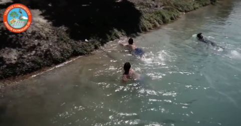 Fırat Nehri'ne girmek isteyenlere kaymakamlıktan uyarı
