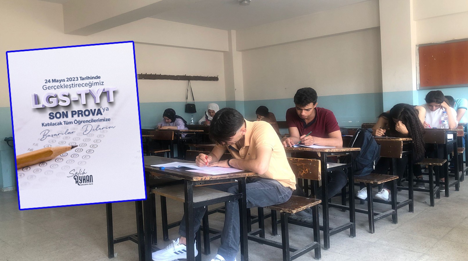 Urfa'da lise son sınıf öğrencilerine yönelik son deneme