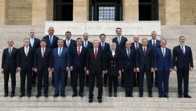 Erdoğan'dan yeni kabine üyeleriyle Anıtkabir'e ziyaret