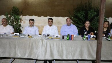 Viranşehir'de tayini çıkan savcı ve adliye personeli için veda yemeği