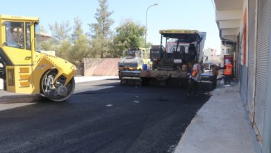 Viranşehir'de yollar asfaltlanıyor