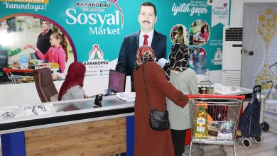 Karaköprü'de ihtiyaçlar sosyal markette gideriliyor