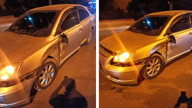 Urfa'da motosikletle araç çarpıştı