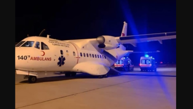 Şanlıurfa'da acil durumu olan 4 çocuk, Sağlık Bakanlığı'na ait hava ambulansı ile Ankara'ya sevk edildi.