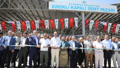 Eyyübiye'de semt pazarı ve zabıta merkezi törenle açıldı