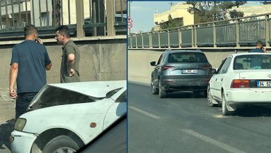 Haliliye ilçesinde iki otomobilin çarpışması sonucu meydana gelen kazada bir kişi hafif şekilde yaralandı.