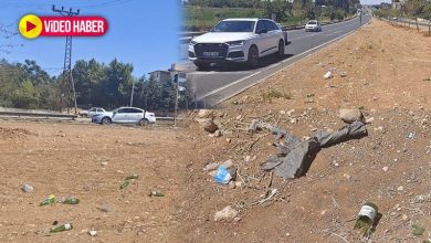 Mardin, Şırnak, Siirt, Hakkâri ve İpekyolu güzergâhından geçen tırlar ve vatandaşlar, kavşakta biriken pet şişe ve içecek atıklarına tepki gösteriyor.