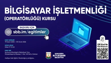 Haliliye Halk Eğitim Merkezi iş birliğiyle düzenlenen Bilgisayar İşletmenliği ve Operatörlüğü Kursunun yeni dönemi için kayıtlar başladı. Kursiyerler eğitim sonunda sertifika almaya hak kazanacak.