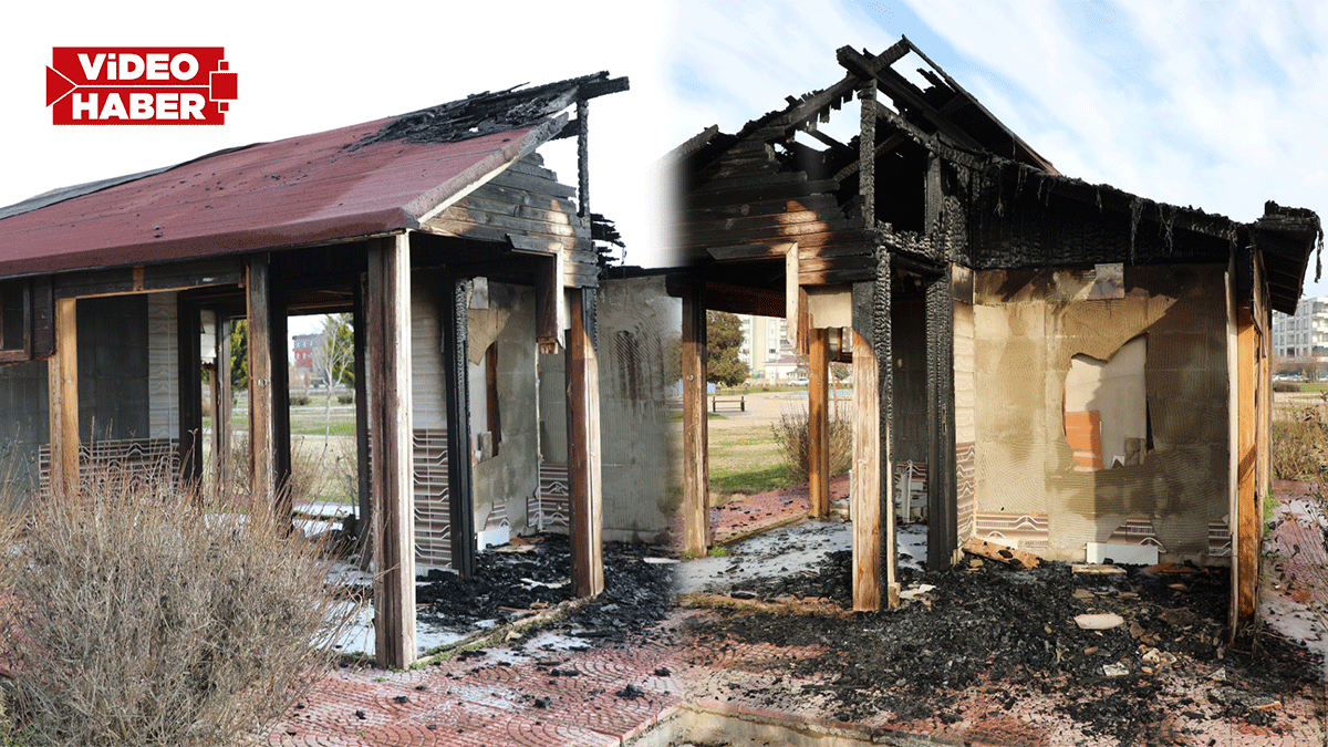 Şanlıurfa’nın Viranşehir ilçesinde 53 dönümlük parkta bulunan bir kulübe kimliği belirsiz kişi ya da kişilerce ateşe verildi. Yangın itfaiyenin müdahalesiyle söndürülürken olayla ilgili soruşturma başlatıldı.