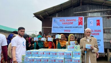 Arakan kamplarına yardım eli uzandı